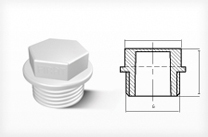 Заглушка с резьбой FIRAT 