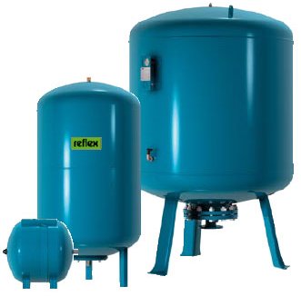 Гидропневмобаки для систем питьевого водоснабжения REFLEX "Refix DE 10 бар"