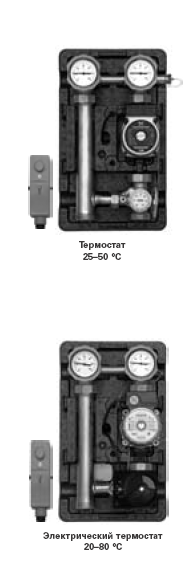 Насосная группа с ограничением температуры подающей линии MEIBES